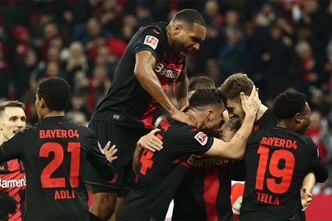 Atalanta có cản nổi Leverkusen?- Ảnh 3. Leverkusen muốn giành chiếc cúp châu lục thứ hai tại Dublin - Ảnh: Leon Kuegeler
