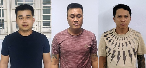 Thủ đoạn của đường dây cá độ bóng đá qua mạng quy mô 200 tỉ- Ảnh 1. Các nghi phạm trong đường dây cá độ bóng đá - Ảnh: H.B.