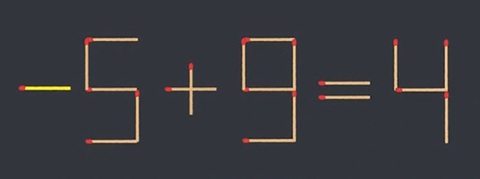 Thử tài IQ: Di chuyển một que diêm để 9+9=4 thành phép tính đúng- Ảnh 2.