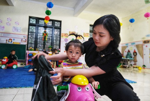 Cô giáo Lương Thị Duyên - Ảnh: HÀ THANH Cô giáo Lương Thị Duyên - Ảnh: HÀ THANH