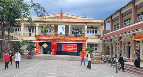 Bị tố tuyển sinh sai, hiệu trưởng trường phổ thông dân tộc nội trú nói gì?- Ảnh 2. Một góc Trường Phổ thông dân tộc nội trú THCS Mường Lát - Ảnh: HÀ ĐỒNG