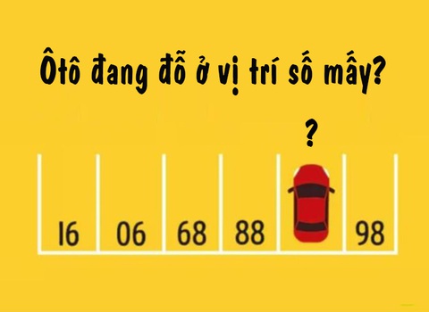Thử thách IQ: Chiếc xe đang đỗ ở vị trí số mấy?- Ảnh 1. Thử thách IQ: Chiếc xe đang đỗ ở vị trí số mấy?- Ảnh 1.