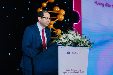 Hướng điều trị mới trong ung thư vú và tuyến tiền liệt- Ảnh 5. Ông Atul Tandon - tổng giám đốc Công ty TNHH AstraZeneca Việt Nam