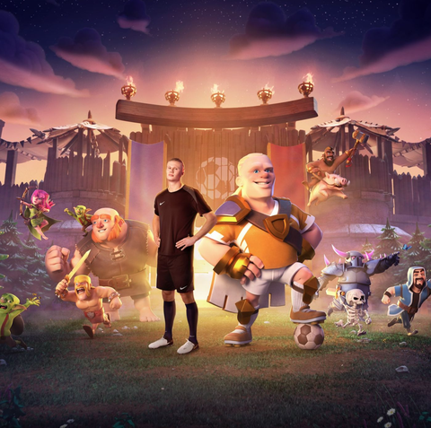 Erling Haaland bước vào game Clash of Clans- Ảnh 3. Erling Haaland là người thật đầu tiên xuất hiện trong game Clash of Clans