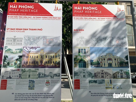 Một số công trình kiến trúc của Pháp tại Hải Phòng - Ảnh: HOÀI PHƯƠNG Một số công trình kiến trúc của Pháp tại Hải Phòng - Ảnh: HOÀI PHƯƠNG