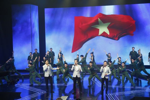 Tiết mục văn nghệ trong Giai điệu tự hào - Ảnh: VTV Tiết mục văn nghệ trong Giai điệu tự hào - Ảnh: VTV