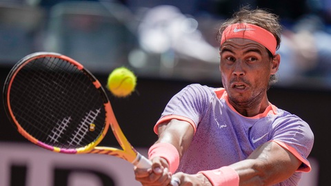 Không được xếp hạt giống, Nadal gặp khó ở Roland Garros 2024- Ảnh 1. Nadal gặp khó vì không được xếp hạng hạt giống tại Roland Garros 2024 - Ảnh: REUTERS