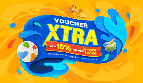 Voucher Xtra trị giá lên đến 1 triệu đồng đang nằm trong tầm ngắm của hàng triệu tín đồ. Nhanh tay săn ngay trên trang chủ chương trình! Voucher Xtra trị giá lên đến 1 triệu đồng đang nằm trong tầm ngắm của hàng triệu tín đồ. Nhanh tay săn ngay trên trang chủ chương trình!