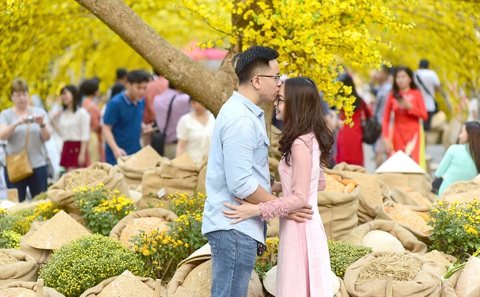 Hạnh phúc đong đầy - Ảnh: QUANG ĐỊNH Hạnh phúc đong đầy - Ảnh: QUANG ĐỊNH