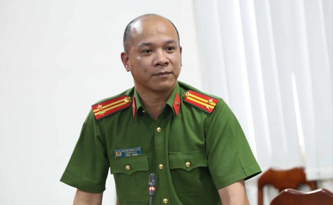 Trung tá Nguyễn Thành Hưng, trưởng Phòng Cảnh sát hình sự - Ảnh: MINH HÒA Trung tá Nguyễn Thành Hưng, trưởng Phòng Cảnh sát hình sự - Ảnh: MINH HÒA