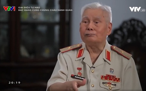 Bác nói miền Nam trong trái tim Bác, ai nghe cũng rung động nên lên đường- Ảnh 6. Thiếu tướng Nguyễn Văn Ninh kể chuyện bác đến thăm Trường Văn hóa quân đội - Ảnh chụp màn hình