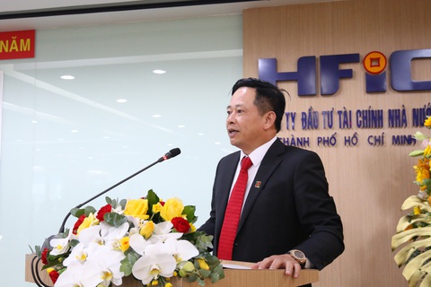 Agribank bắt tay HFIC đẩy mạnh cho vay hợp vốn- Ảnh 2. Ông Hoàng Minh Ngọc - phó tổng giám đốc Agribank - phát biểu tại lễ ký kết - Ảnh: Agribank