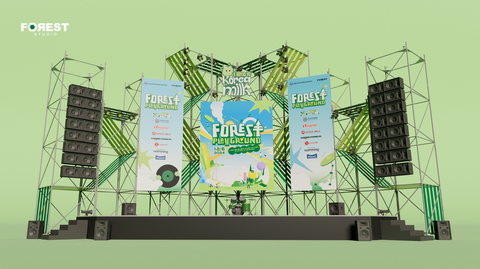Erik, Chillies cùng dàn line up siêu xịn hẹn 'quẩy hết nấc' tại lễ hội Forest playground- Ảnh 3. Sân khấu to bự dành cho các nghệ sĩ trẻ