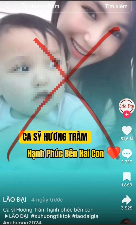 Hình ảnh đăng kèm bài đăng của công ty quản lý và ca sĩ Hương Tràm phủ nhận tin đồn sang Mỹ sinh con trước đó - Ảnh: FBNV Hình ảnh đăng kèm bài đăng của công ty quản lý và ca sĩ Hương Tràm phủ nhận tin đồn sang Mỹ sinh con trước đó - Ảnh: FBNV