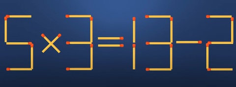 Thử tài IQ: Di chuyển một que diêm để 4-3=8-1 thành phép tính đúng- Ảnh 5.