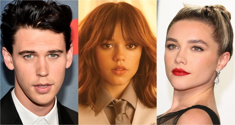 Austin Butler, Jenna Ortega và Florence Pugh - Ảnh: The National/Hollywood Reporter Austin Butler, Jenna Ortega và Florence Pugh - Ảnh: The National/Hollywood Reporter