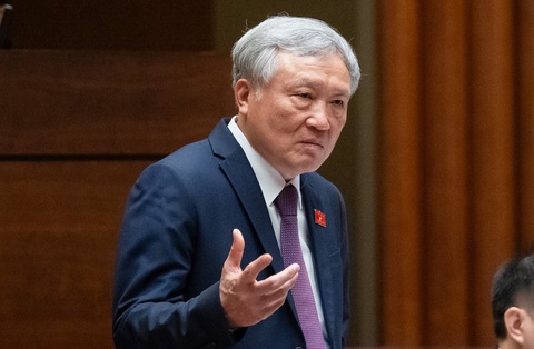 Chánh án Nguyễn Hòa Bình giải trình về đổi tên tòa tỉnh, huyện, ghi âm ghi hình tại phiên tòa- Ảnh 1. Chánh án Nguyễn Hòa Bình - Ảnh: GIA HÂN
