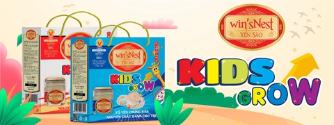 Win’Nest Kids Grow - Tổ yến chưng sẵn dành cho trẻ em- Ảnh 1. Win ’Nest Kids Grow - Tổ yến chưng sẵn