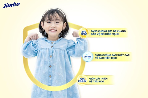 Jimbo - Nguồn dinh dưỡng giúp trẻ phát triển vượt trội- Ảnh 3.