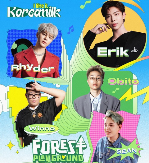 Erik, Chillies cùng dàn line up siêu xịn hẹn 'quẩy hết nấc' tại lễ hội Forest playground- Ảnh 4. Erik, Chillies cùng dàn line up siêu xịn hẹn 'quẩy hết nấc' tại lễ hội Forest playground- Ảnh 4.