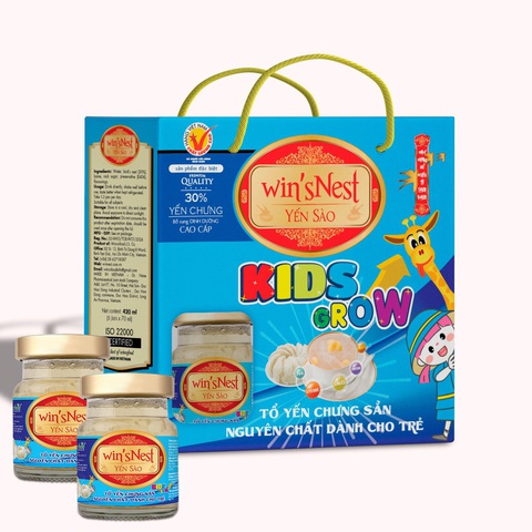 Win’Nest Kids Grow - Tổ yến chưng sẵn dành cho trẻ em- Ảnh 2. Yến sào win’Nest Kids Grow với nguồn yến sào hoàn toàn từ thiên nhiên