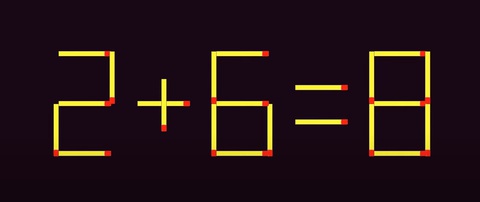 Thử tài IQ: Di chuyển hai que diêm để 5-8=1 thành phép tính đúng- Ảnh 4.