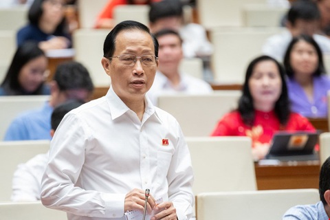 Đại biểu lo ‘chảy’ USD ra nước ngoài khi lãi suất USD của Việt Nam 0%, Mỹ 5,5%/năm- Ảnh 1. Đại biểu Nguyễn Trúc Sơn (đoàn Bến Tre) - Ảnh: Quochoi.vn