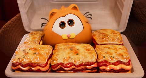 Khám phá vũ trụ Garfield - những nhân vật đáng yêu khó cưỡng bên cạnh chú mèo nổi tiếng- Ảnh 3. Garfield mê món lasagna và phô mai ngay từ khi... nhỏ xíu!