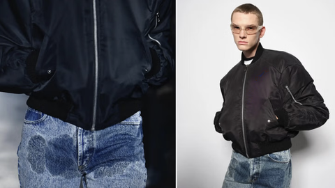 Chiếc quần jeans gây hoang mang vì vết loang nhạy cảm- Ảnh 1. Ai sẽ mua chiếc quần này?
