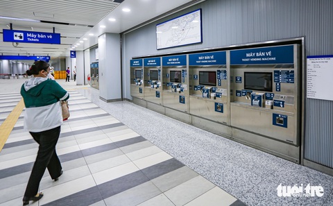 TP.HCM yêu cầu nhà thầu Hitachi sớm hoàn thành thử nghiệm tàu metro số 1- Ảnh 1. Nhà ga Bến Thành (thuộc tuyến metro số 1) đã xây dựng hoàn thành, khang trang - Ảnh: CHÂU TUẤN