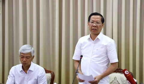 Chủ tịch Phan Văn Mãi: Đưa metro số 1 vào khai thác trong năm nay- Ảnh 1. Chủ tịch UBND TP.HCM Phan Văn Mãi phát biểu chỉ đạo - Ảnh: TTBC