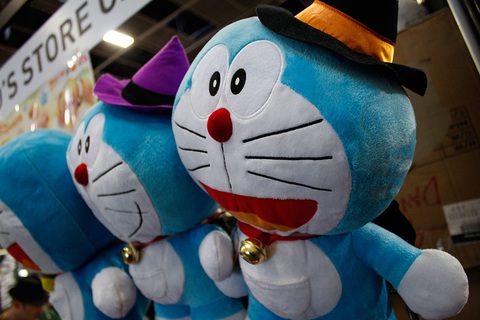 Mèo Doraemon trở thành trung tâm của lễ cầu mưa ở Thái Lan - Ảnh: Time Mèo Doraemon trở thành trung tâm của lễ cầu mưa ở Thái Lan - Ảnh: Time