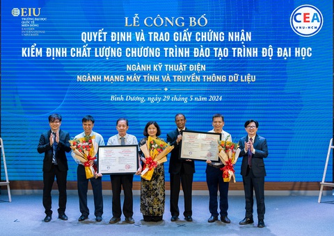 Trường đại học Quốc tế Miền Đông EIU nhận chứng nhận kiểm định chương trình đào tạo - Ảnh: B.S. Trường đại học Quốc tế Miền Đông EIU nhận chứng nhận kiểm định chương trình đào tạo - Ảnh: B.S.