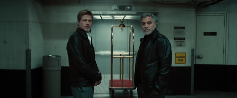 Brad Pitt và George Clooney tái hợp trong siêu phẩm hài - hành động- Ảnh 3. Brad Pitt và George Clooney vào vai hai “chuyên gia giải quyết rắc rối” bất đắc dĩ phải làm việc chung.