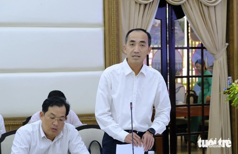 Đồng Tháp sẽ đăng cai tổ chức hội nghị chỉ số xanh PGI khu vực Đồng bằng sông Cửu Long- Ảnh 2. Ông Nguyễn Phương Lam cho biết chỉ số xanh vừa được thêm vào như một phần của chỉ số năng lực cạnh tranh cấp tỉnh PCI - Ảnh: ĐẶNG TUYẾT