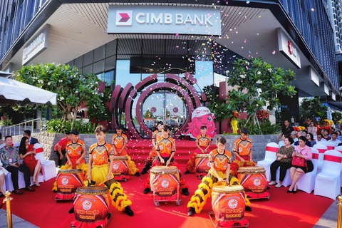 CIMB khai trương chi nhánh mới và trung tâm Khách hàng Ưu tiên tại TP.HCM- Ảnh 1. Lễ khai trương chi nhánh mới của ngân hàng CIMB Việt Nam - Ảnh: CIMB Việt Nam