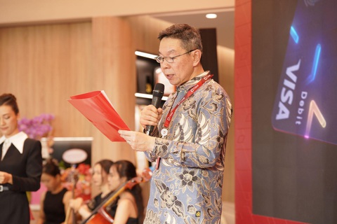 CIMB khai trương chi nhánh mới và trung tâm Khách hàng Ưu tiên tại TP.HCM- Ảnh 2. Ông Thomson Fam - tổng giám đốc điều hành Ngân hàng CIMB Việt Nam - phát biểu tại sự kiện - Ảnh: CIMB Việt Nam
