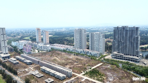Siêu dự án Cocobay được chủ đầu tư báo cáo tái khởi động ra sao?- Ảnh 1. Hiện trạng dự án Cocobay với tổng mức đầu tư khoảng 11.000 tỉ đồng - Ảnh: ĐOÀN CƯỜNG