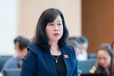 Kiến nghị thông tuyến khám chữa bệnh từ huyện đến trung ương, Bộ trưởng Y tế nói gì?- Ảnh 1. Bộ trưởng Đào Hồng Lan - Ảnh: GIA HÂN