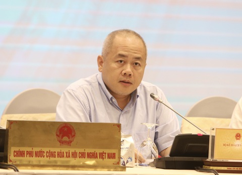 Bộ Kế hoạch và Đầu tư hé lộ nhiều tập đoàn công nghệ lớn đã cam kết đầu tư vào Việt Nam- Ảnh 1. Thứ trưởng Bộ Kế hoạch và Đầu tư Đỗ Thành Trung - Ảnh: DANH TRỌNG