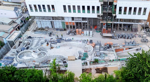 ‘Resort home’ thứ hai của CĐT Đảo Kim Cương sắp hoàn thiện- Ảnh 4. Tiện ích tại Urban Green đang dần được hoàn thiện