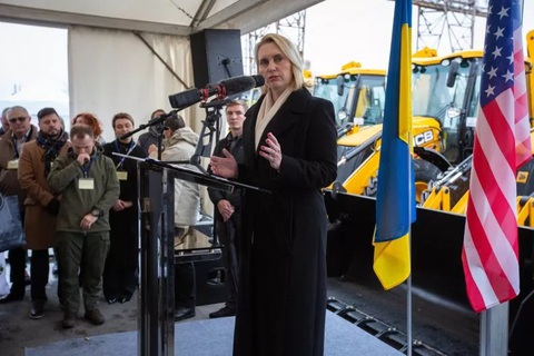 Đại sứ Mỹ tại Ukraine Bridget Brink - Ảnh: GLOBAL TIMES UKRAINE Đại sứ Mỹ tại Ukraine Bridget Brink - Ảnh: GLOBAL TIMES UKRAINE