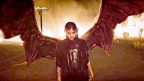 Biến đổi khí hậu hay âm nhạc trên một hành tinh nóng- Ảnh 1. Hình ảnh trong MV All the Good Girls Go to Hell của Billie Eilish