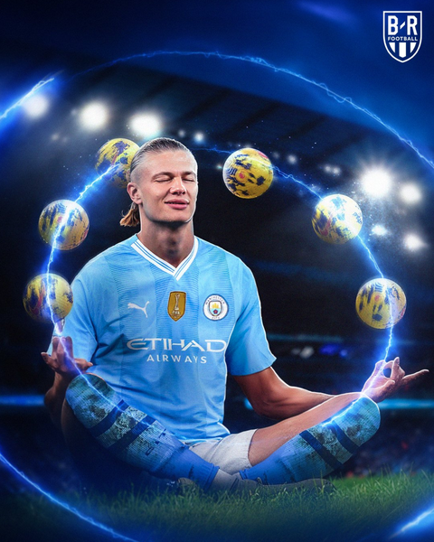 Kể chuyện Erling Haaland bằng ảnh sau cú poker trước Wolves- Ảnh 3. Haaland là cầu thủ có 6 hat-trick nhanh nhất ở Ngoại hạng Anh. Ngôi sao Na Uy chỉ cần 63 trận đấu để làm được điều đó, trong khi người xếp thứ hai Luis Suarez cần đến 102 trận.