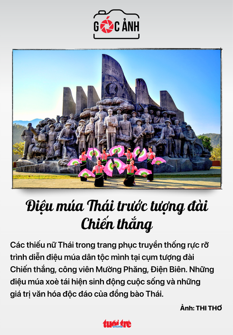 Tin tức sáng 6-5: Đại hạ giá khoản nợ trăm tỉ của 'đại gia' năng lượng- Ảnh 10. Điệu múa Thái trước tượng đài Chiến thắng - Ảnh: THI THƠ