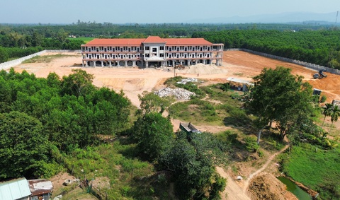 Dự án Trường THPT Trần Đại Nghĩa - Ảnh: LÊ TRUNG