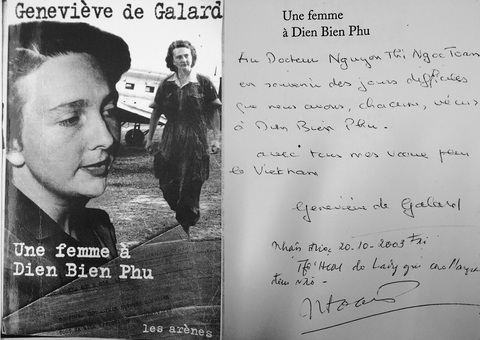Nhành hoa cưới ở hầm De Castries - Kỳ 5: Chữa trị cho thương binh Pháp- Ảnh 1. Geneviève de Galard - nữ tù binh Pháp duy nhất ở Điện Biên Phủ - đã trở thành bạn thân của Ngọc Toản - Ảnh: C.B.V.