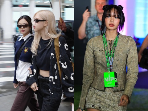 Jennie và Rosé hội ngộ ở New York, Lisa (phải) tham dự giải đua xe Jennie và Rosé hội ngộ ở New York, Lisa (phải) tham dự giải đua xe
