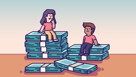 Vợ kiếm tiền nhiều hơn chồng - Ảnh: The Simple Sum Không ít gia đình lục đục vì vợ kiếm tiền nhiều hơn chồng - Ảnh: The Simple Sum