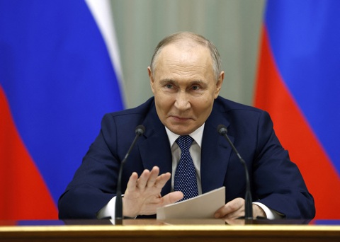 Tổng thống Nga Vladimir Putin - Ảnh: REUTERS Tổng thống Nga Vladimir Putin - Ảnh: REUTERS